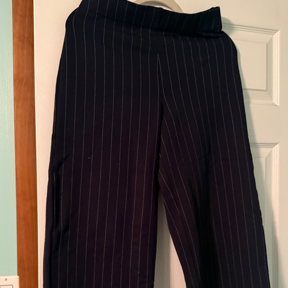 Jones New York Navy Pinstripe Pants
